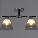 Потолочная люстра на штанге Reluce 09113-3.3-02 CR+BK