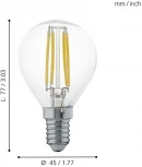 Лампочка светодиодная E14 4W 220V 350 lm 2700K Eglo Lm_led_e14 11499