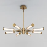 Потолочная люстра на штанге Eurosvet Stark 50386 LED латунь (220V)