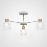 Потолочная люстра на штанге Corf B3 White 3 Lamps ImperiumLoft Corf-B01 (189478-26) (220V)