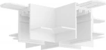 Коннектор трека Denkirs SMART X-образный TR2114-WH