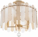 Потолочная люстра хрустальная на штанге Arte Milano Sorrento-3109 373109/5/80/390 GD (220V)