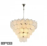 Подвесная люстра каскадная iLamp Soho P2546-18 NIC (220V, на цепи)