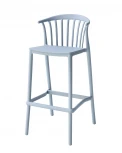 Стул полубарный Campo пластик голубой Stool Group арт.УТ000039942