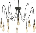 Подвесной светильник Omnilux OML-912 OML-91203-10 (220V, на проводе, паук)