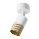 Спот Wolta WSL-GU10/S18WG под лампу GU10 Белый / золотой DUO