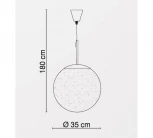 Подвесной светильник Globo BALLA 1584