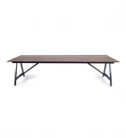 Стол интерьерный из HPL 300х100см, цвет столешницы дуб 4SIS Рио 644-300-100-4sis