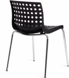 Обеденный стул Tetchair SKALBERG (Металл,Пластик/Черный,Хром)