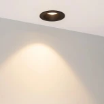 Встраиваемый точечный светильник MS-ATOLL-BUILT-R86-10W Warm3000 (BK, 60 deg, 230V) (Arlight, IP54 Металл) 041573 (LED)