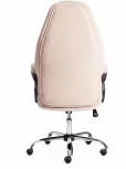 Кресло BOSS (хром) флок , бежевый/бежевый перф., 7/7/06 Tetchair 19390