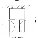 Накладной точечный светильник Lightstar Snodo 055373