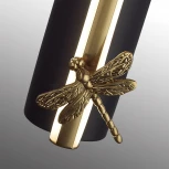 Настенный светильник Odeon Light Strekoza 5413/13WL античная бронза/алебастр/декор металл LED*13W 3000K (220V)