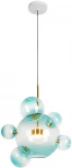 Подвесной светильник Loft It Bolle 2027-P6 Blue (LED, 220V, на проводе, шар, молекулы)