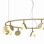 Подвесная люстра Mantra Shell 7260 (LED, 220V, подвески, на тросе)