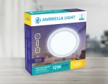 Встраиваемый точечный светильник Ambrella Led Present Plastic 300126