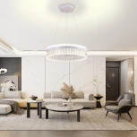 Подвесной светильник светодиодный Natali Kovaltseva Sad Queen INNOVATION STYLE 83127 PETEROLJA с пультом ДУ, моб. приложением 120W, белый, LED