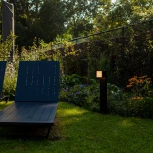 Наземный уличный светильник Arte Lamp A5193PA-1BK (LED, 220V, куб, IP54)