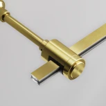 Крепление настенное Wall одинарное удлиненное Flarity латунь Maytoni Accessories for tracks Flarity TRA155CW-SL1-BS (24V)