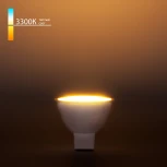 Лампочка светодиодная G5.3 9 Вт полусфера белая Elektrostandard JCDR01 9W 220V 3300K