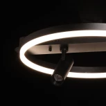 Потолочный люстра со спотами DeMarkt Драйв 377013303 (LED, 220V, пульт управления, круглые)
