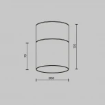 Потолочный светильник Maytoni Glory C094CL-GX53-B