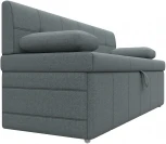 Диван кухонный прямой Лео (Серый/Рогожка) Лига Диванов арт.123763