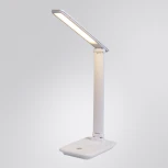 Офисная настольная лампа складываемая Arte Lamp Cambridge A5123LT-1WH (LED, выключатель)