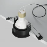 Встраиваемый светильник IP54 Maytoni Share DL126-GU10-B (220V, круглые)