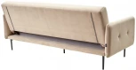 Диван-кровать МОНАКО бежевый #5, велюр, трехместный, прямой, клик-кляк M-City 461MC04860