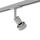 Трековый светильник однофазный 7W 220V Silver RAUMBERG 8126Sv (круглые)