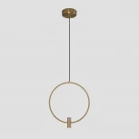 Подвесной светильник светодиодный Eurosvet Layla 50257/1 LED латунь