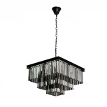 Подвесная люстра каскадная Loft IT Prism 10018/500S (220V, хрусталь, на цепи)