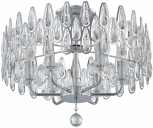 Потолочная люстра хрустальная на штанге Arte Milano Sorrento-2009 372009/6/80/490 CR (220V)