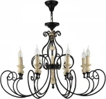 Подвесная люстра Maytoni Karina H631-PL-08-B (220V, на цепи, подсвечник, свеча)