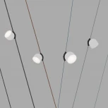 Трековый светильник низкоковольтный для ременной системы LED с голосовым управлением 48V Denkirs Belty Spot DK5642-WH+BK (Умный дом) (умный дом - Smart Life)