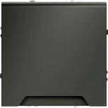 Розетка с заземлением, шторками и крышкой (титан) Voltum S70 VLS040306