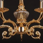 Подвесная люстра Abrasax Sylvia L.8110-5GO (220V, на цепи)