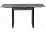 Стол Woodville Форли дуб рошелье / черный матовый 424179