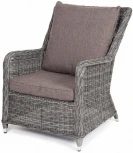 "Гляссе" кресло плетеное из искусственного ротанга, цвет графит 4SIS арт.УТ-00002580