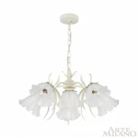 Подвесная люстра Arte Milano Napoli 316066/D680/6 IV (220V, на цепи, цветы, листья)