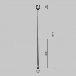 Трековый светильник Maytoni Elasity Waist TR168-1-7W3K-M-BS (LED, 48V)