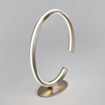 Интерьерная настольная лампа Eurosvet Gap 80414/1 сатин-никель