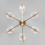 Потолочная люстра Eurosvet Brielle 60132/6 латунь (220V)