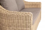 Диван из искусственного ротанга двухместный, цвет соломенный 4SIS Кон Панна YH-C2808W