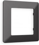 Рамка Ambrella Volt ALFA Line (Графит Мягкое касание) 1-ая AF110801