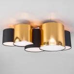 Потолочная люстра TK Lighting Mona 3447 Black/Gold