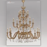 Подвесная большая люстра Bejorama Venus 2728/20 (220V, на цепи, подсвечник, свеча)