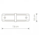 Коннектор Nowodvorski Profile Straight Connector 9453 (220V)