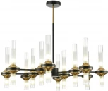 Потолочная люстра на штанге Lumion Tamaresa 8112/24 черный/бронза/прозрачный, металл/стекло G9 24*30W 220V